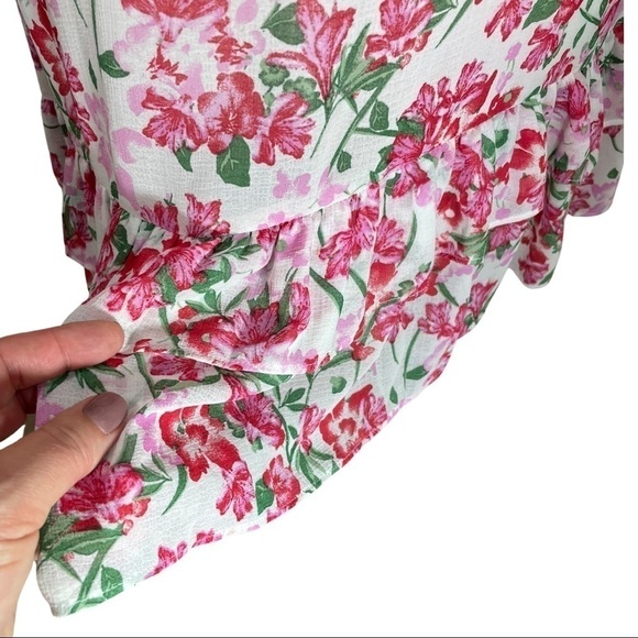 Lulu’s Floral Flutter Boho Chic Cottagecore Dress - Picture 5 of 5